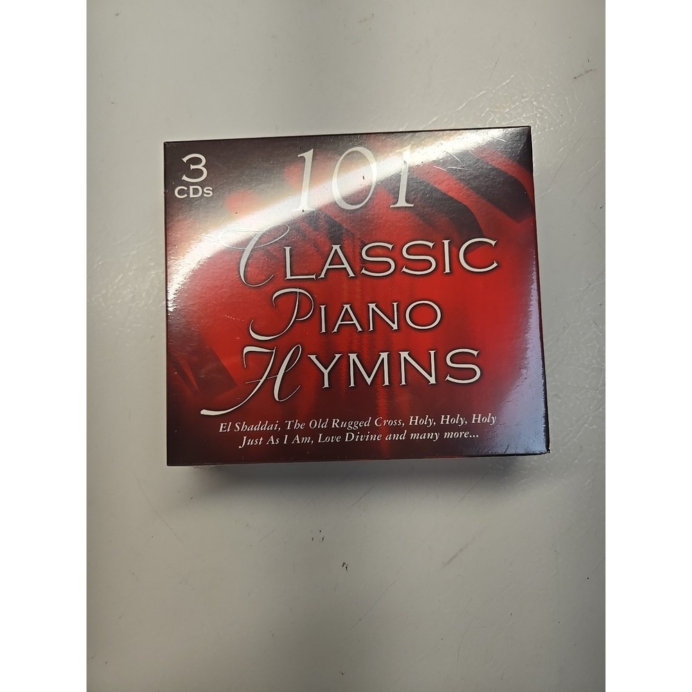 101 CLASSIC PIANO HYMNS- 3 CD Box Set-SEALED-NEW